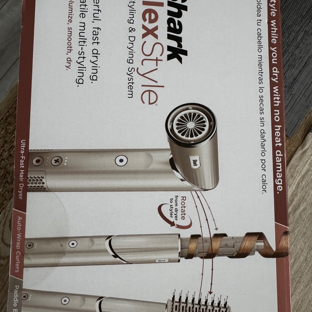 FlexStyle Hair Dryer & Styler - Silver